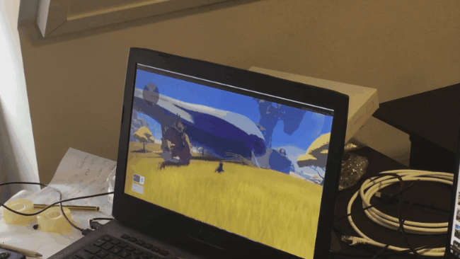 GIF showing a giant land whale in pre-release TrailMakers. GIF showing a giant land whale in pre-release TrailMakers.