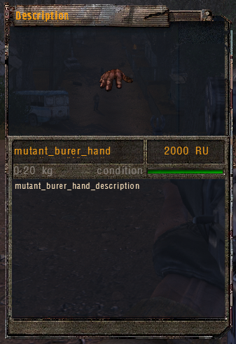 Burer hand description.