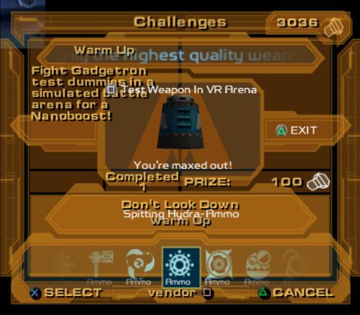Opening the vendor in the VR menu. Opening the vendor in the VR menu.
