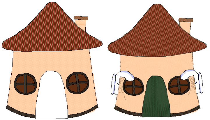 Kinito grabbing Sam's house. Kinito grabbing Sam's house.