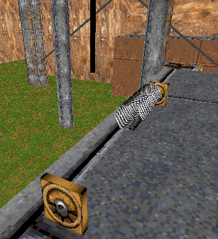 Pulley and rope assembly fixed for final game.