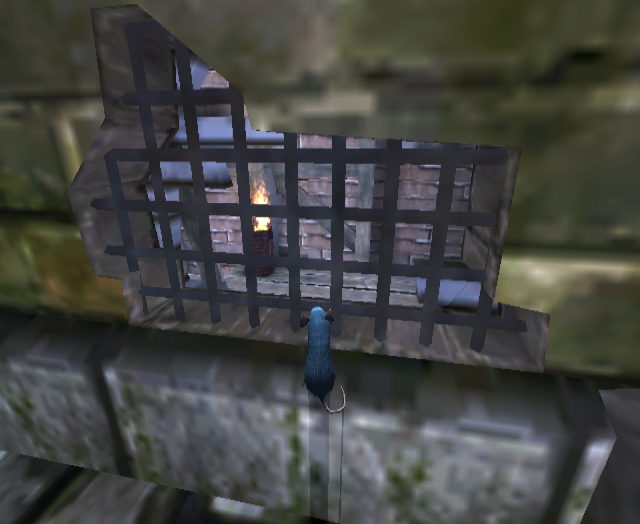 This first one resides behind the rat colony's village and blocks the way back to Remy's initial arrival point. This is present during Remy's time in The City of Lights, but disappears as soon as Gusteau's fly-over cutscene for the hub plays upon the world's completion.