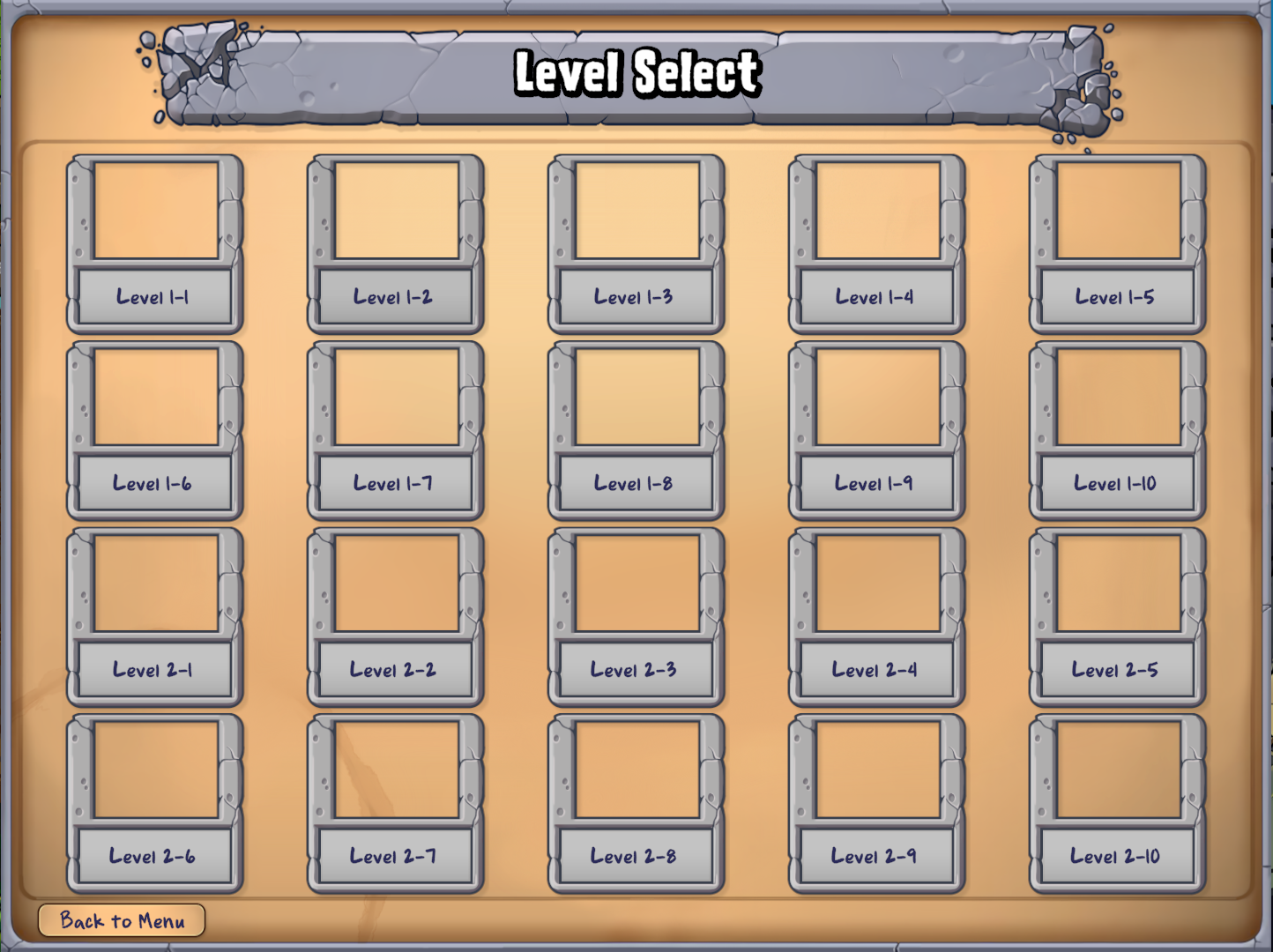 Early Level Select Early Level Select