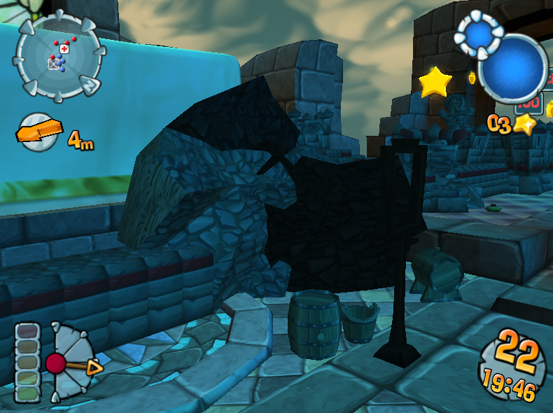 It can be damaged like any other player building.