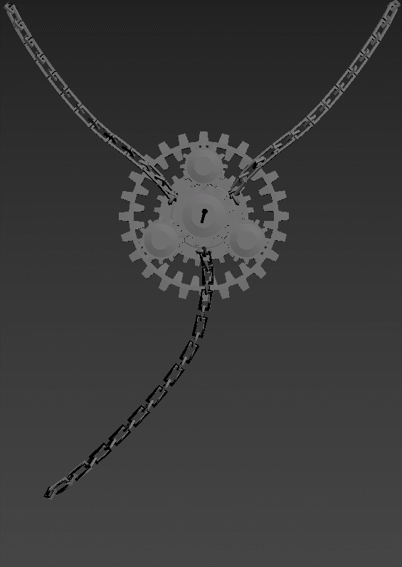 Animation of the gears falling off Animation of the gears falling off