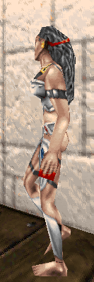 Old woman skin side.