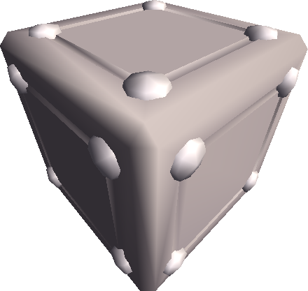 An iron crate in a different design. An iron crate in a different design.