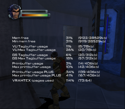 Show Memory Profile. This option displays the amount of all free RAM types. Show Memory Profile. This option displays the amount of all free RAM types.