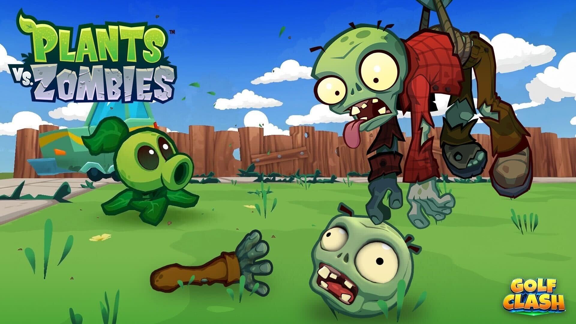 Bungee Zombie in an ad for the PvZ3/Golf Clash crossover. Bungee Zombie in an ad for the PvZ3/Golf Clash crossover.