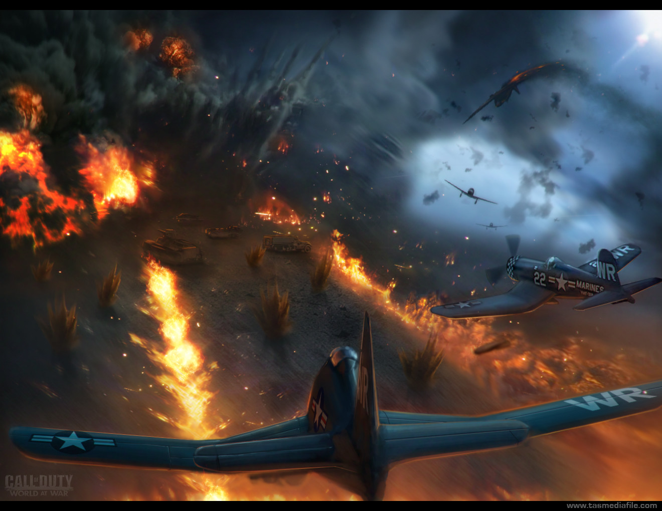 F4U Corsair concept art.