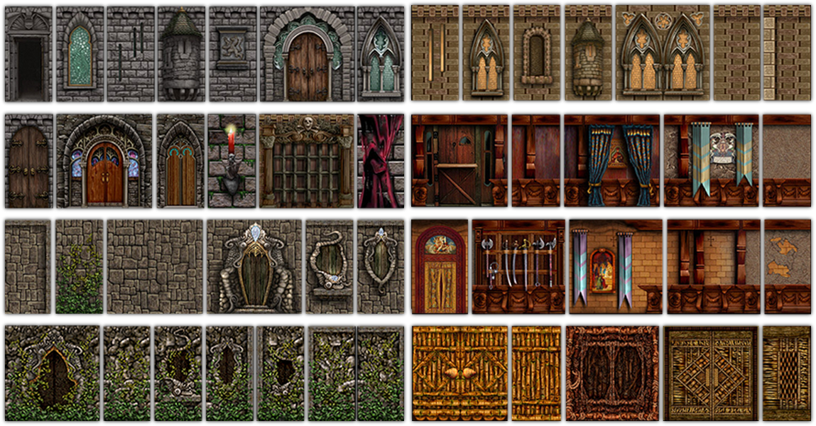 Might and Magic VI textures in down right corner