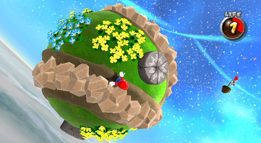 At this angle, the apple planets should be visible and the fan in the background doesn't appear there in the final. At this angle, the apple planets should be visible and the fan in the background doesn't appear there in the final.