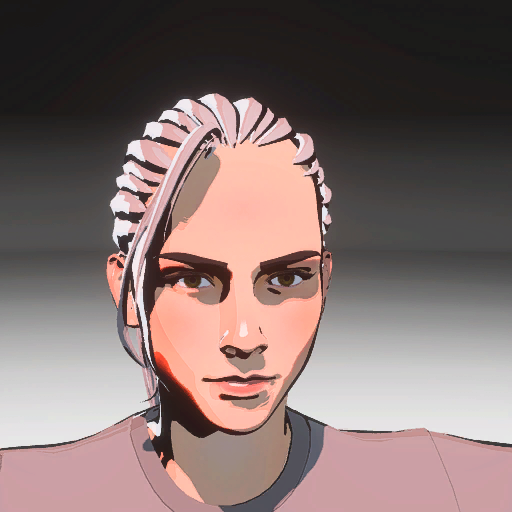 Graphic render of A$AP Rocky's Hair. Graphic render of A$AP Rocky's Hair.
