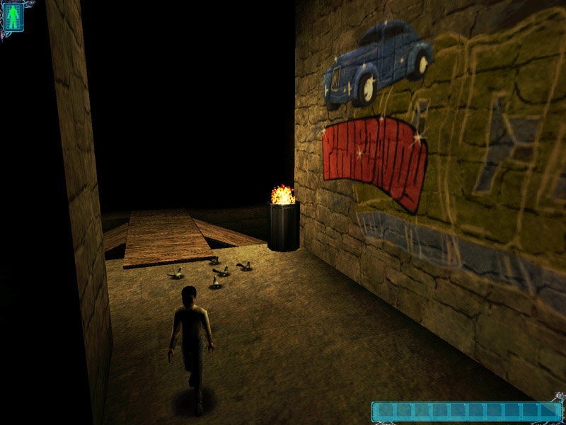 Mole People tunnels, with pigeons underground?