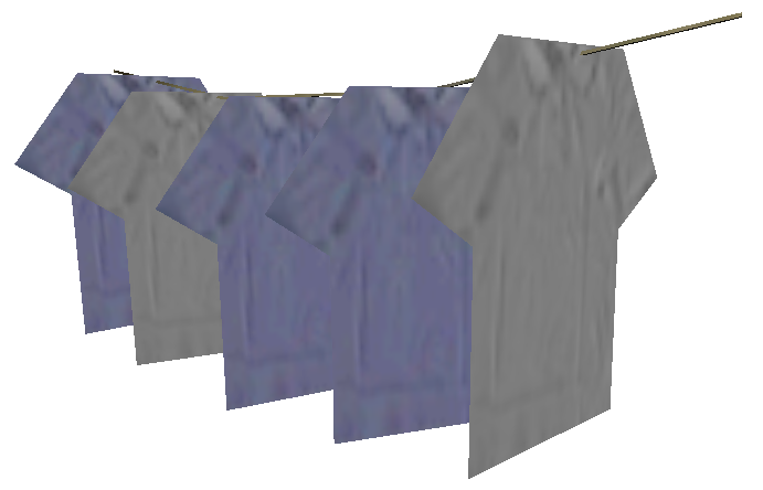 Submodel 3, a completely different model of t-shirts hanging on a clothesline. Submodel 3, a completely different model of t-shirts hanging on a clothesline.