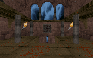 Entering the last room.