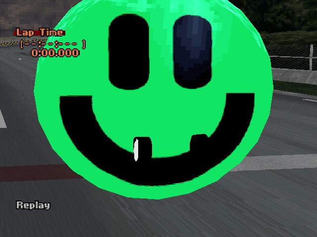 Full view of the smiley. Full view of the smiley.