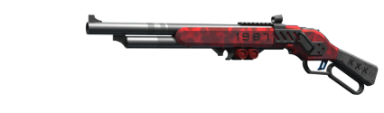 Dark-red version of the curse-based shotgun, T 8-00-Gauge Dark-red version of the curse-based shotgun, T 8-00-Gauge