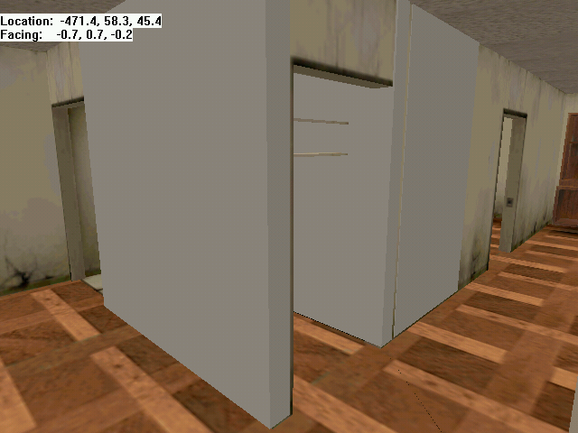 For some reason, the collision objects are showing. For some reason, the collision objects are showing.