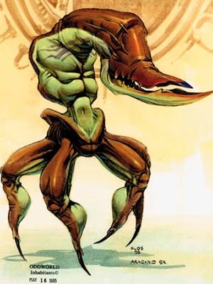 Colored drawing of the Scrab's final design.