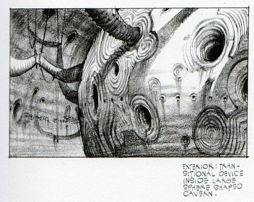 The transitional device's exterior. The transitional device's exterior.