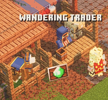 The Wandering Trader in-game.