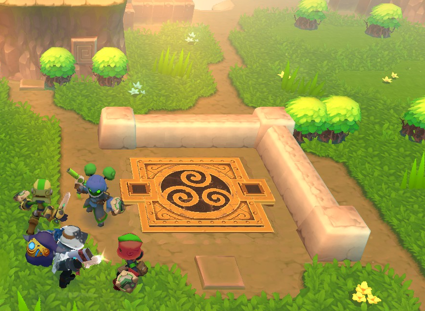 The starting platform shown ingame. The starting platform shown ingame.
