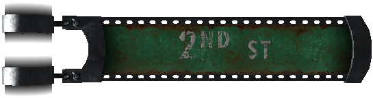 Unused street sign. Unused street sign.