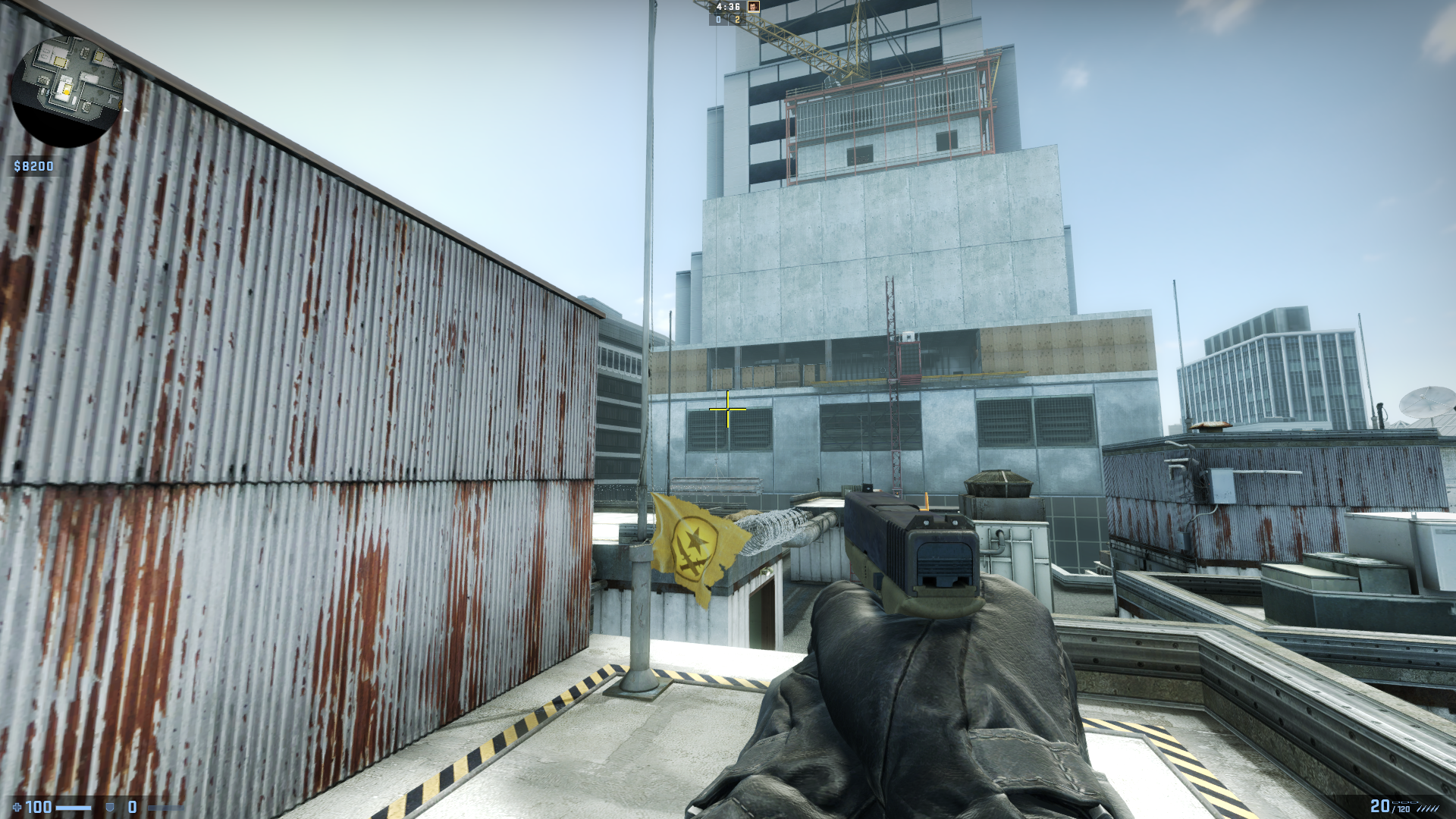 One of the control points.