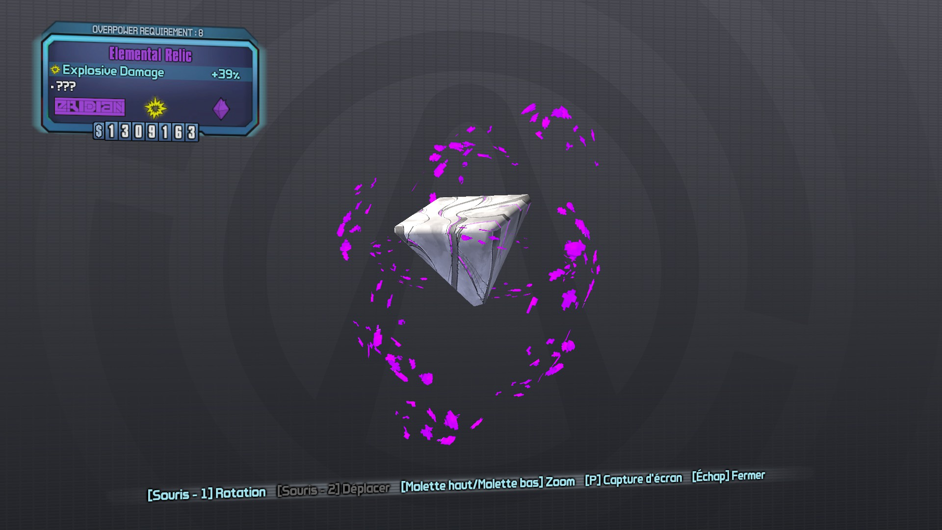 Elemental Relic with The Mystery of Tannis Body Part