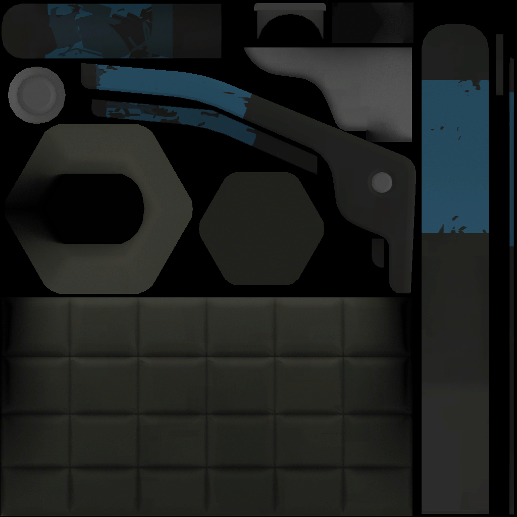 Frag Grenade texture - BLU. Frag Grenade texture - BLU.