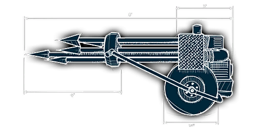 Spear Launcher blueprint. The combo weapon was in Dead Rising 2, but had a much simpler design.