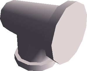 A pipe that splits into two paths. A pipe that splits into two paths.