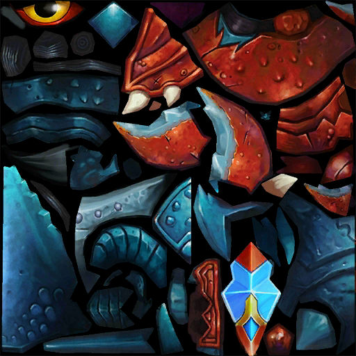 Awakened Lob-Star's texture map Awakened Lob-Star's texture map