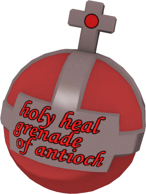 Heal Grenade - RED. Heal Grenade - RED.