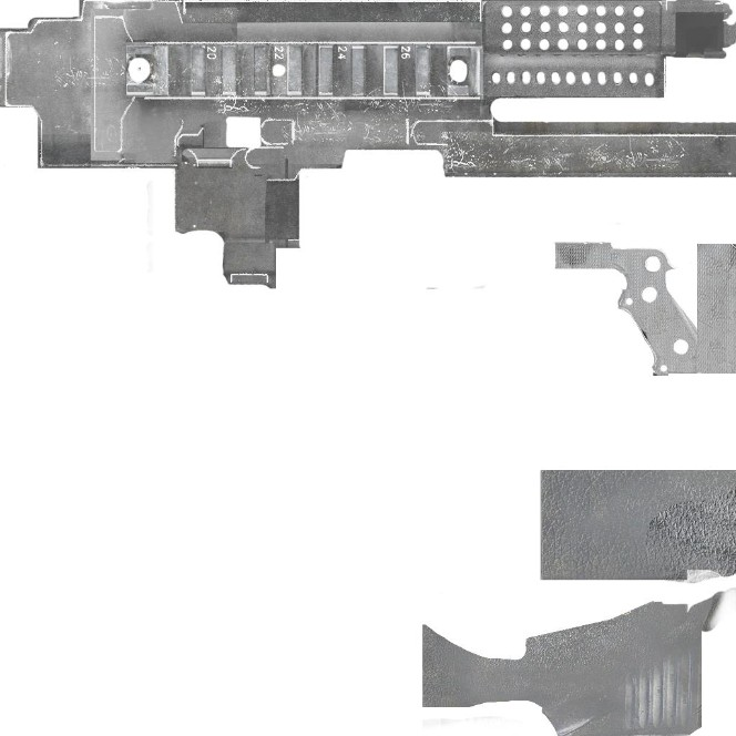 Texture sheet for the M240.