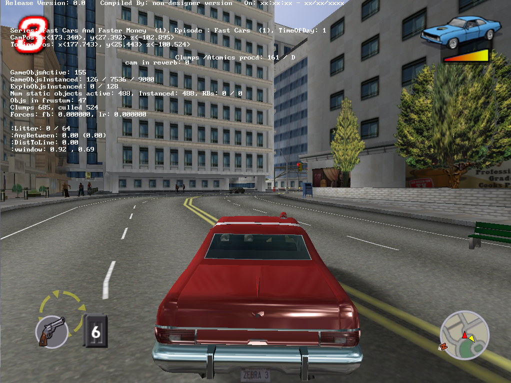 On-screen Debug