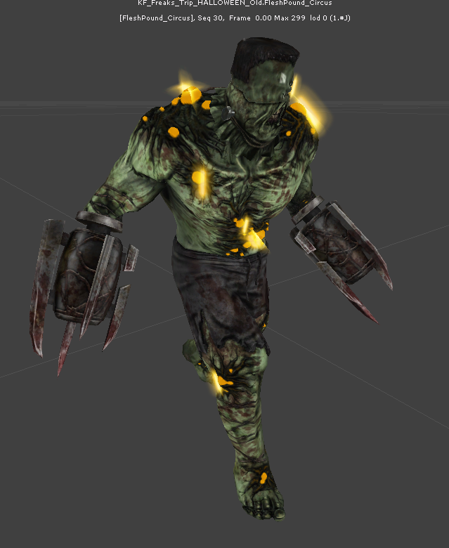 The 2011 Halloween Fleshpound skin. The 2011 Halloween Fleshpound skin.