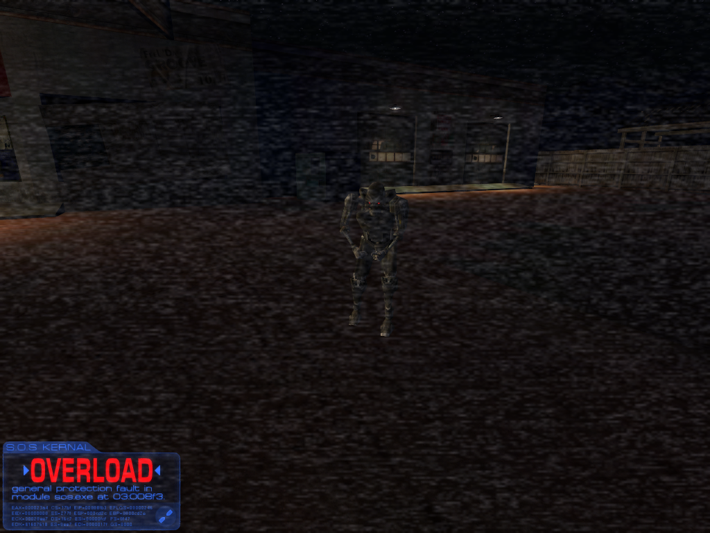 Shades resetting after the player is hit by the EDF-209's EMP attack. Shades resetting after the player is hit by the EDF-209's EMP attack.