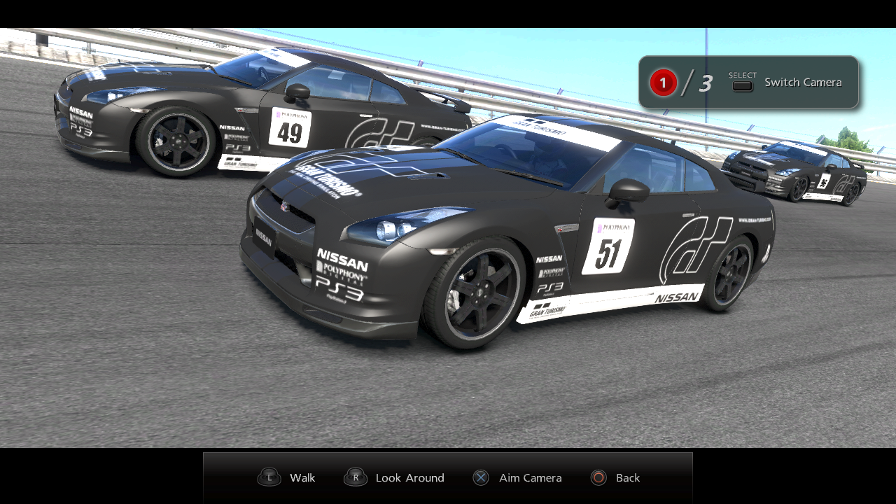 A screenshot displaying various different race numbers on the car, which isn't normally customizable. A screenshot displaying various different race numbers on the car, which isn't normally customizable.