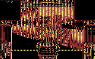 The "High-Color" graphics mode as it appears on unsupported hardware.