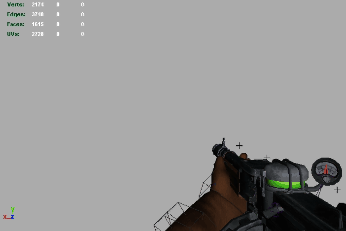Shooting animation & model for the Plasma Rifle.