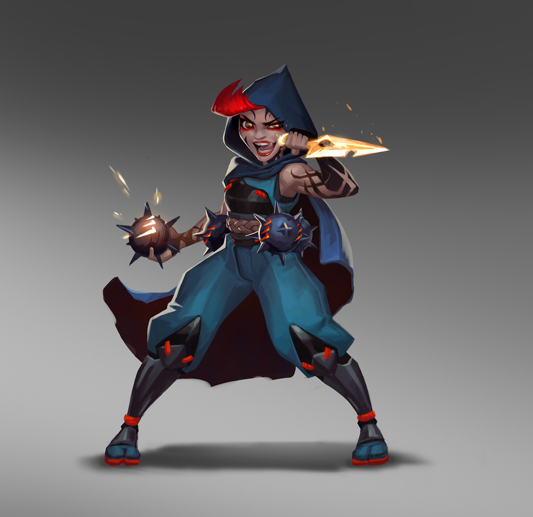 Concept art for Ninja (via TDChiu Chiu on ArtStation). Concept art for Ninja (via TDChiu Chiu on ArtStation).