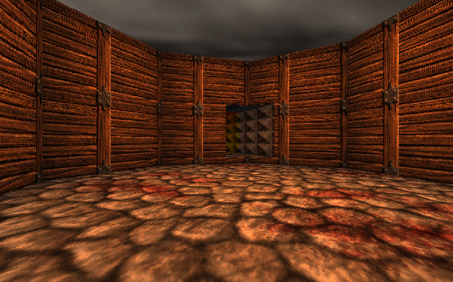 Skybox demonstration with orange lighting. Skybox demonstration with orange lighting.