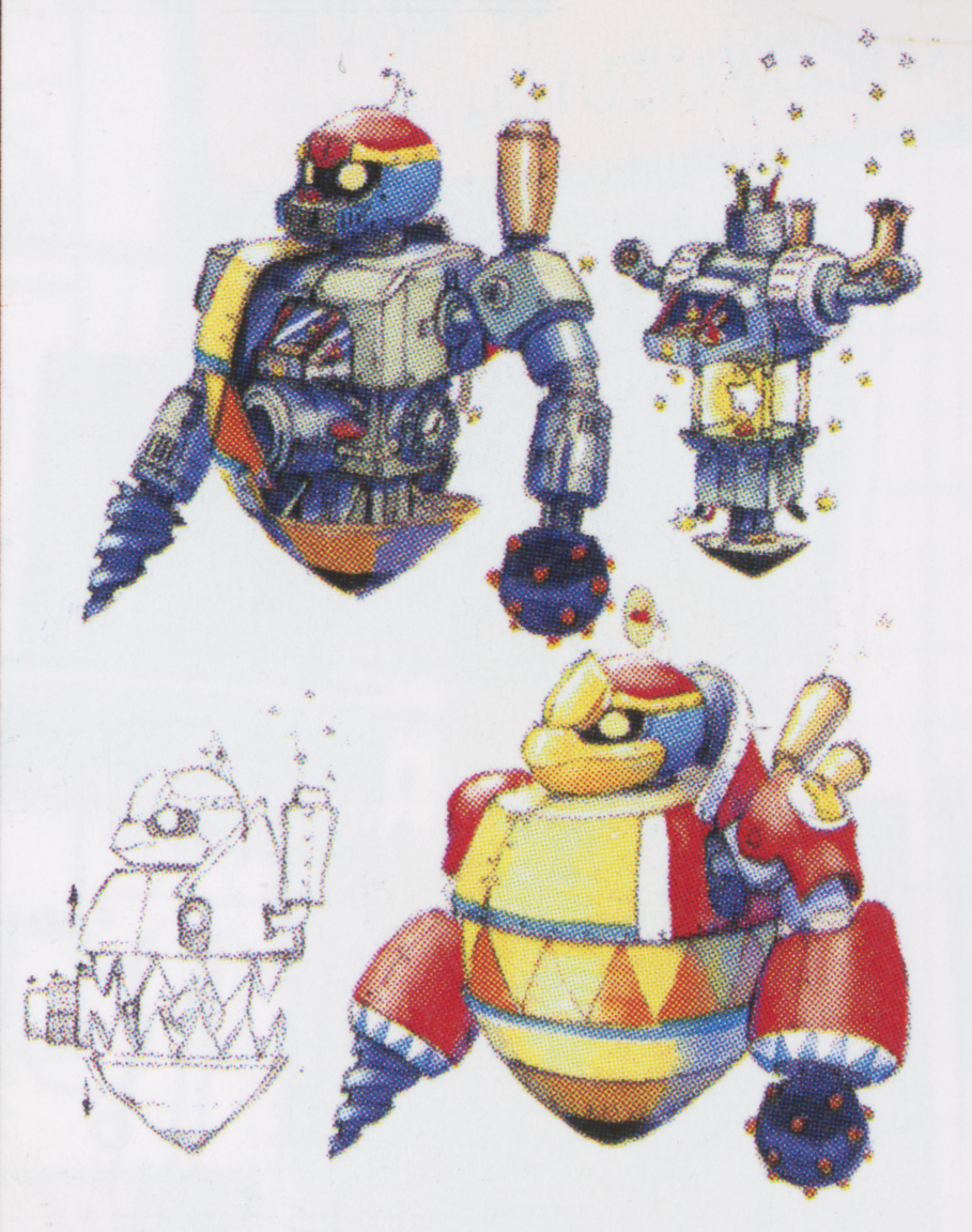 Concept art of Dedede Robo, whom HR-D3 is based on. Concept art of Dedede Robo, whom HR-D3 is based on.