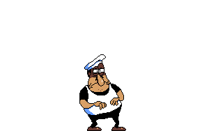 Peppino's set of animations on the overworld.