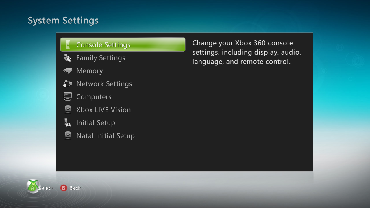 System Settings System Settings
