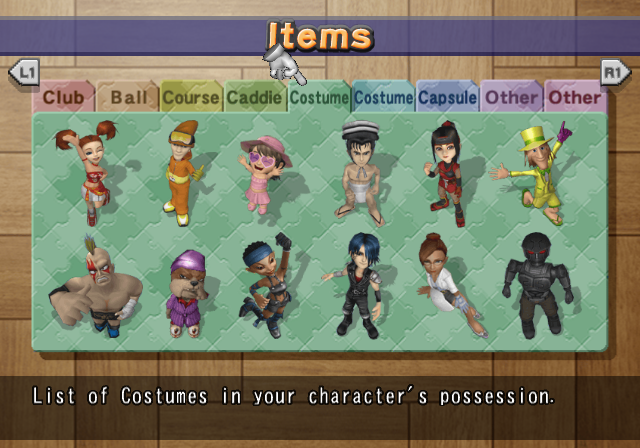 Hot_Shots_Golf_Fore!_Character_Costumes_1.png