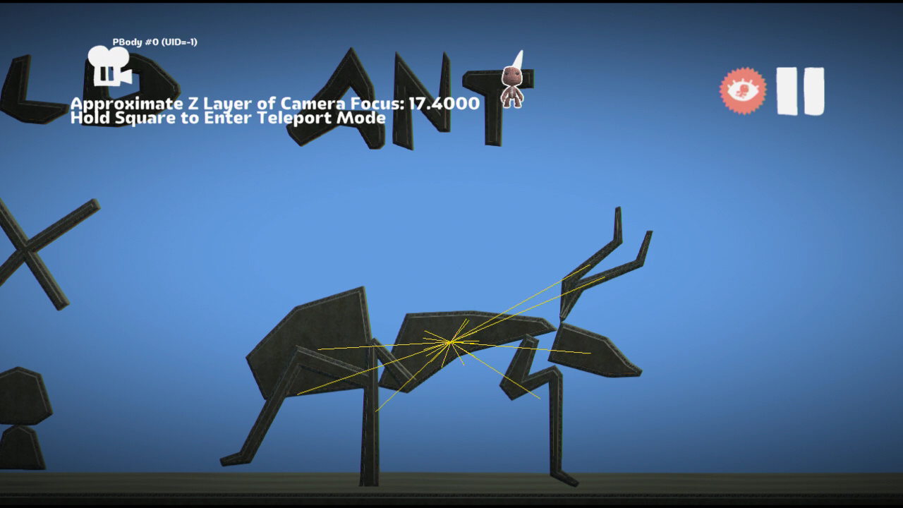The ant specifically, showing the joint parenting.
