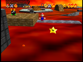 Early version of Star 1, which can be seen in the Spaceworld '95 demo. This placement is the same as in the star file. Early version of Star 1, which can be seen in the Spaceworld '95 demo. This placement is the same as in the star file.
